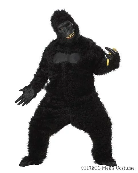 Adult Goin Ape Gorilla Costume 1 Adult Goin Ape Gorilla Costume