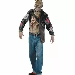 Adult Punk Zombie Costume For Adult