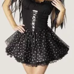 Silver Glitter Witch Adult Costume