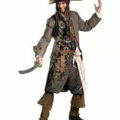 Mens Theatrical Quality Captain Jack Sparrow Costume