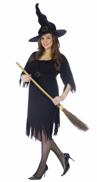 Tattered Witch Adult Plus Costume 1 Tattered Witch Adult Plus Costume