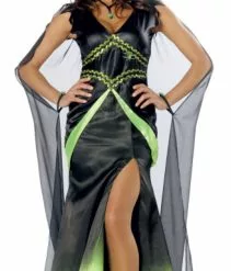 Fabulous Witch Green Adult Costume