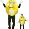 Adult M&M's Yellow Character Costume