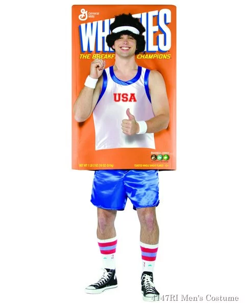 Champion On The Wheaties Box Costume For Adults 1 Champion On The Wheaties Box Costume For Adults