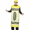 Yellow Crayola Crayon Mens Costume