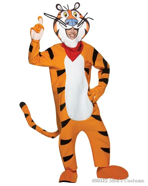 Tony The Tiger Mens Costume 1 Tony The Tiger Mens Costume