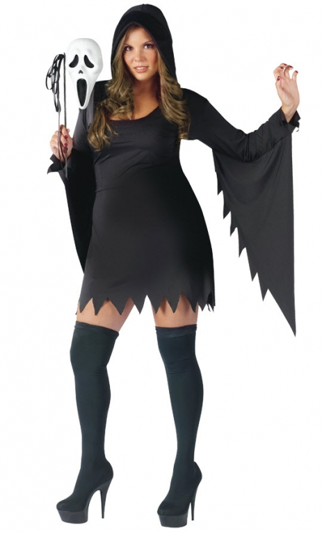 Ghost Face Plus Size Costume 1 Ghost Face Plus Size Costume