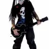Zombie Icons Zombie Rocker Child Costume 10-12
