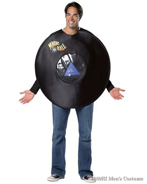 Magic 8 Ball Adult Costume 1 Magic 8 Ball Adult Costume