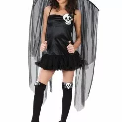 Sexy Skull Fairy Teen Costume