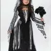Black Rose Bride Child Costume