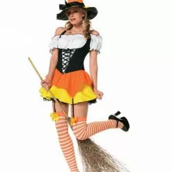 Candy Corn Witch Costume