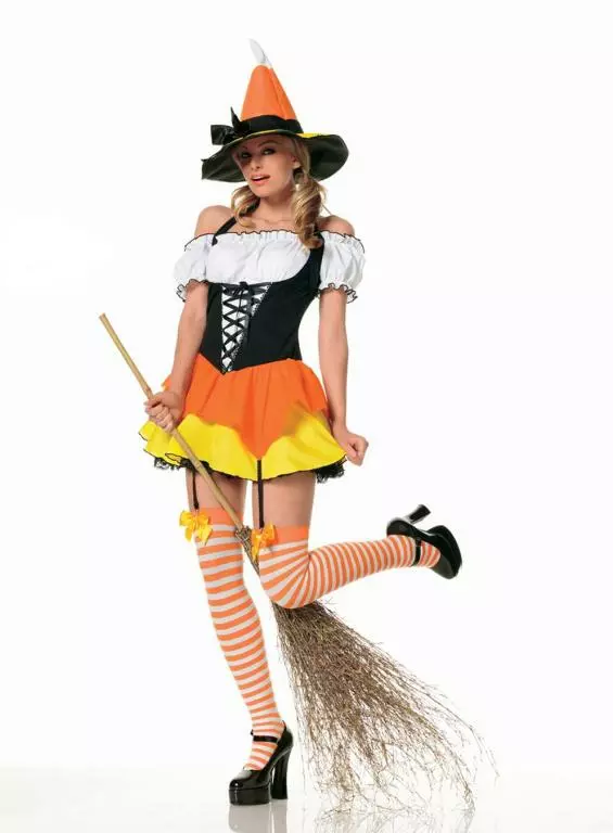 Candy Corn Witch Costume 1 Candy Corn Witch Costume