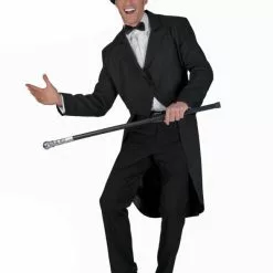 Adult Black Tailcoat Circus Costume