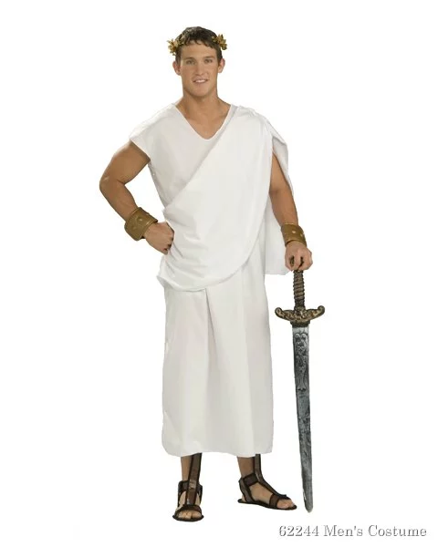 Toga Plus Size Costume For Adults 1 Toga Plus Size Costume For Adults