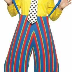 Stripey The Clown Adult Circus Costume