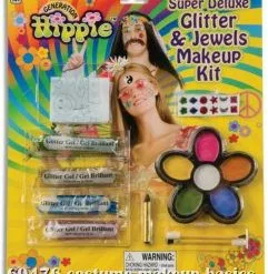 Super Deluxe Glitter & Jewels Hippie Makeup Kit