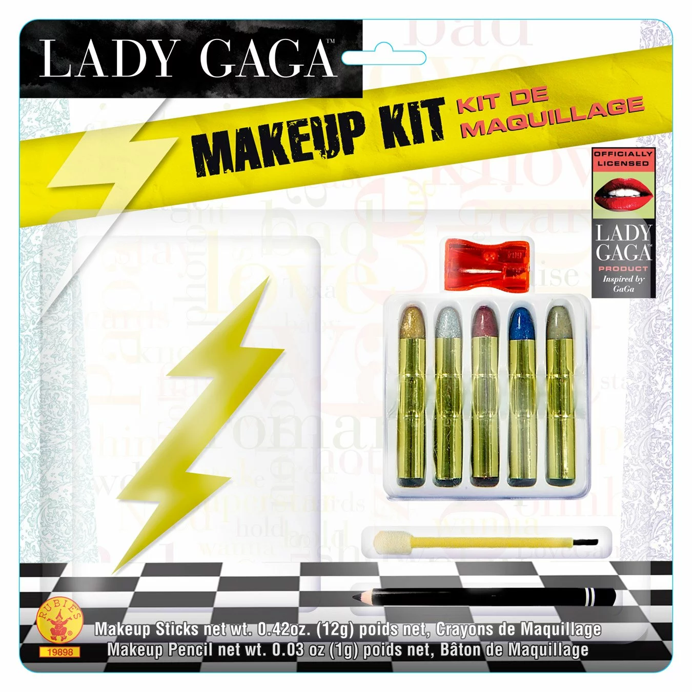Lady Gaga Lightning Bolt Make-Up Kit 1 Lady Gaga Lightning Bolt Make-Up Kit
