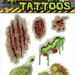 Biohazard Zombie Mutant Body Part Tattoos