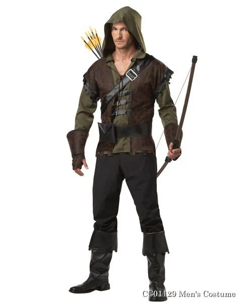 Mens Sherwood Forest Robin Hood Costume 1 Mens Sherwood Forest Robin Hood Costume
