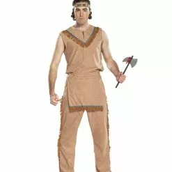 Adult Mens Indian Warrior Costume