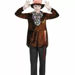 Deluxe Alice In Wonderland Movie Mad Hatter Mens Costume