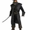 Deluxe Pirates Of The Caribbean Black Beard Mens Costume