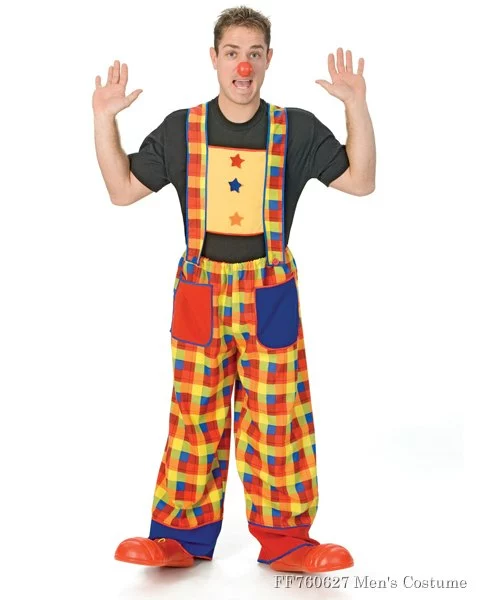 Adult Knucklehead Clown Costume 1 Adult Knucklehead Clown Costume
