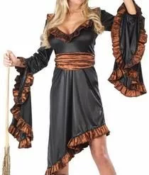 Ruffle Witch Plus Size Adult Costume