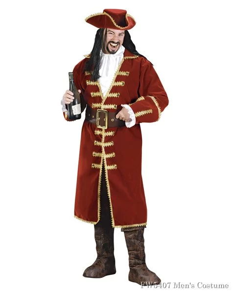 Captain Black Heart Costume For Adults 1 Captain Black Heart Costume For Adults