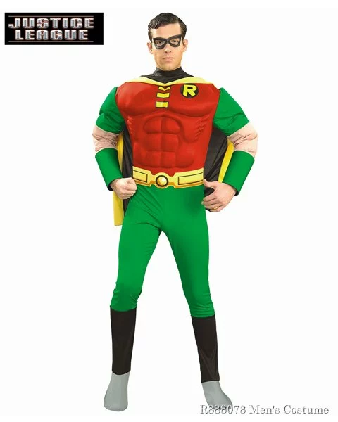 Adult Deluxe Robin Muscle Chest Costume 1 Adult Deluxe Robin Muscle Chest Costume