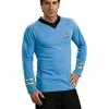 Star Trek Classic Adult Deluxe Blue Shirt