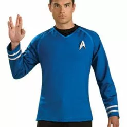 Star Trek The Movie Adult Grand Heritage Blue Shirt