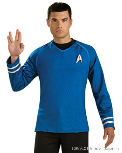 Star Trek The Movie Adult Grand Heritage Blue Shirt 1 Star Trek The Movie Adult Grand Heritage Blue Shirt