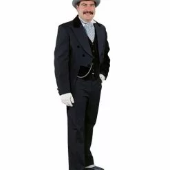 Regency Collection Black Formal Tailsuit Mens Costume