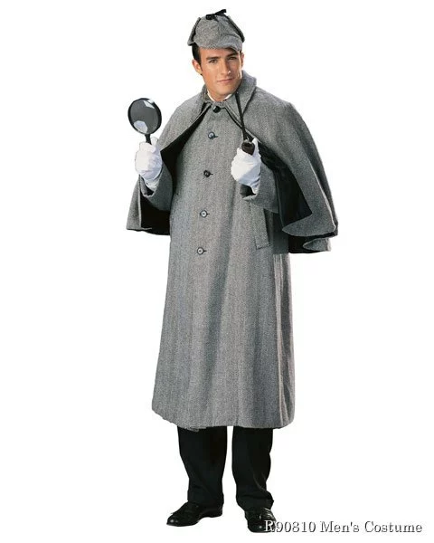 Regency Sherlock Holmes Capecoat Mens Costume 1 Regency Sherlock Holmes Capecoat Mens Costume