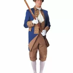 Regency Collection Buff And Blue Soldier Mens Costume