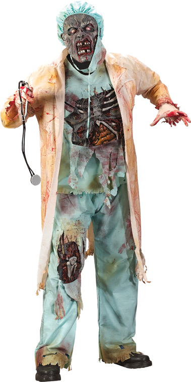 Zombie Doctor Teen Costume 1 Zombie Doctor Teen Costume