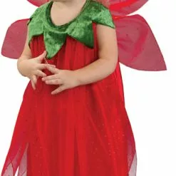 Red Strawberry Fairy Infant Costume
