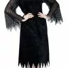 Vamp Robe With Mesh Sleeve Plus Size Costume 2XL