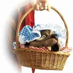 Wolf Head In A Basket